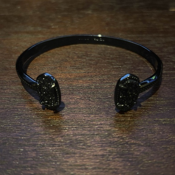 Kendra Scott • Elton Cuff Bracelet • Gunmetal Drusy Stone - Picture 2 of 2